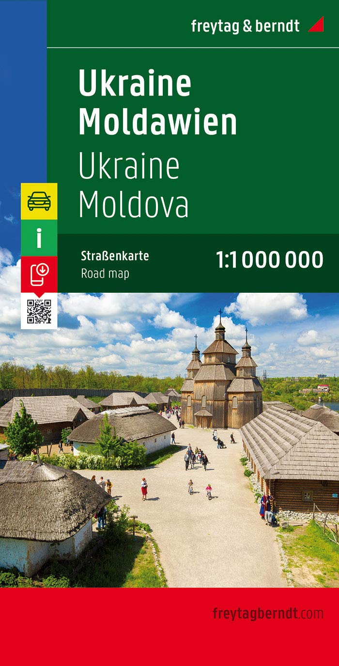 Autokarte: Ukraine - Moldawien, 1:1 000 000 |