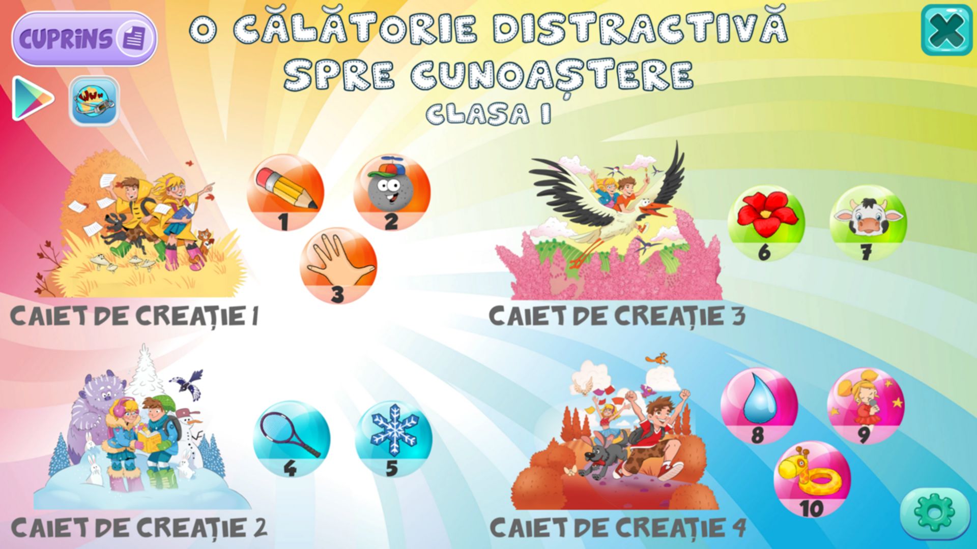 Setul educativ - O calatorie distractiva spre cunoastere - clasa I | - 6 | YEO