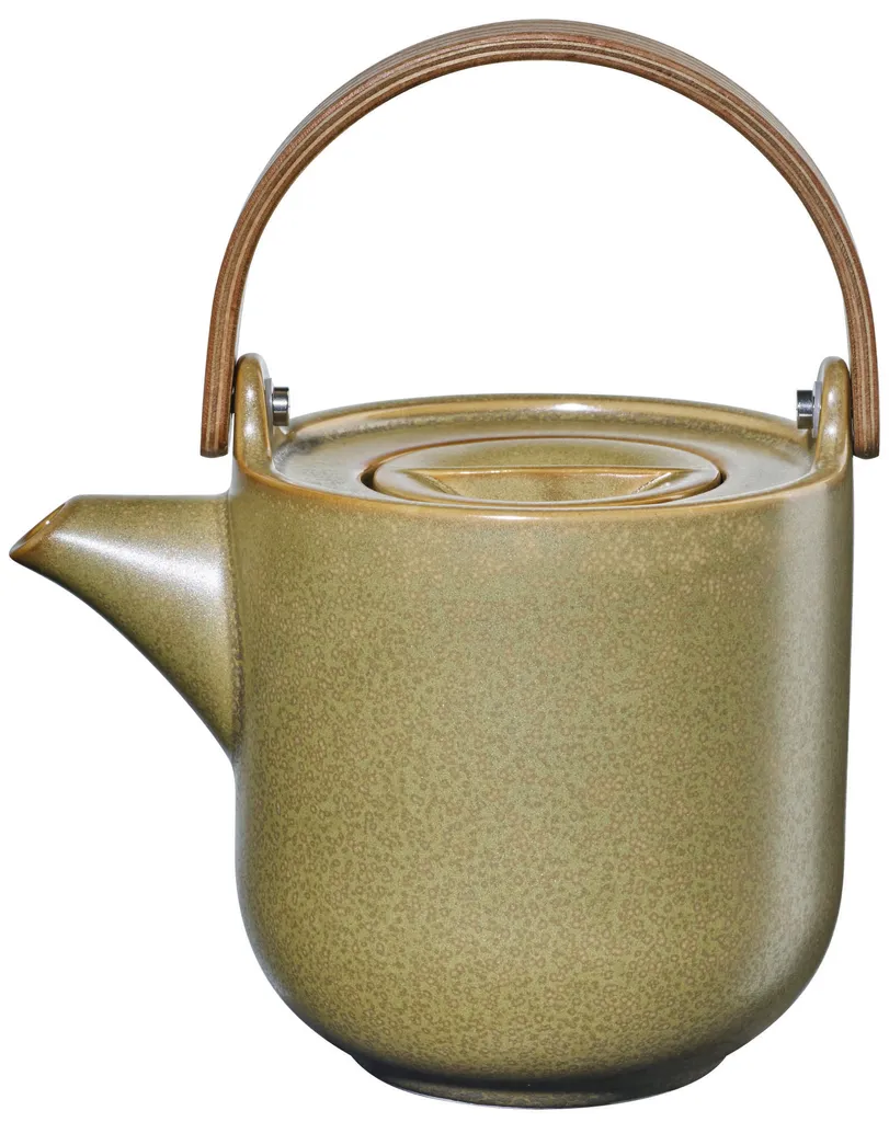 Ceainic cu maner de lemn -Teapot with wooden handle, Miso yellow | Asa Selection