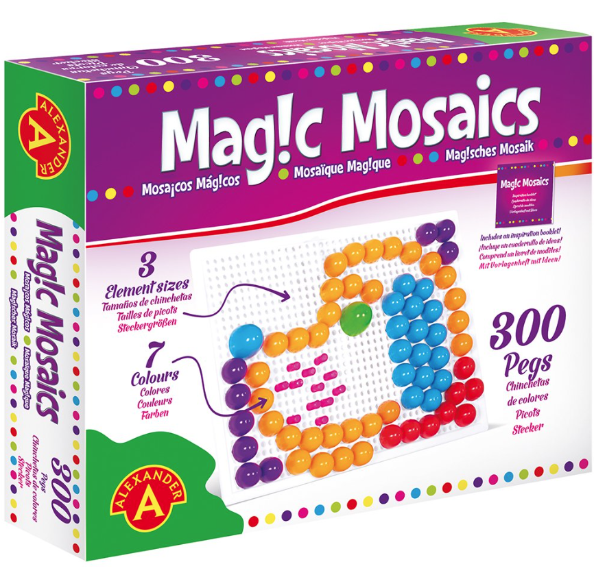 Joc creativ - Magic Mosaics, 300 de piese | Alexander Toys