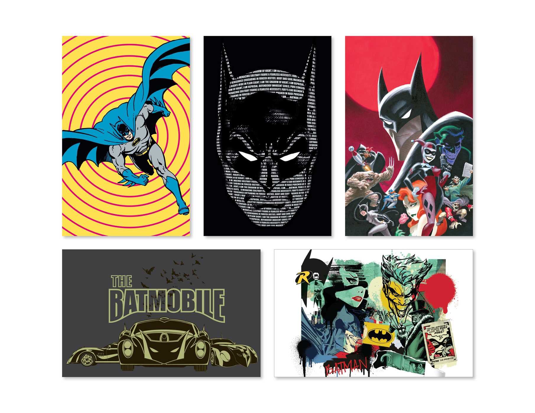 Carte postala - Batman - mai multe modele | Insight Editions