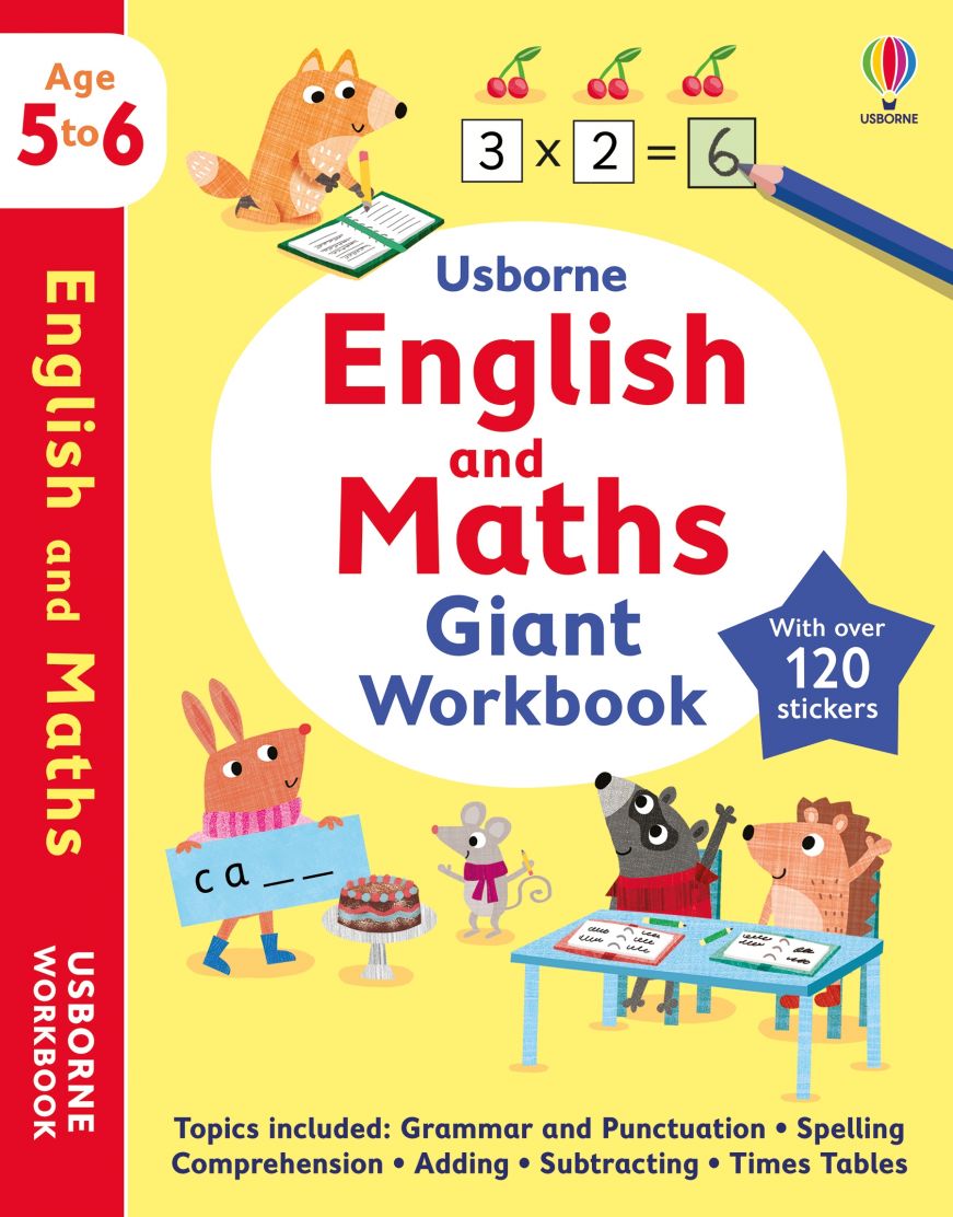 Usborne English and Maths Giant Workbook 5-6 | Jane Bingham, Jessica Greenwell, Holly Bathie, Hannah Watson