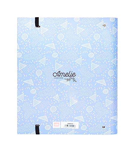 Dosar - 4 Ring Binder 100 Sheets - Amelie Classic Blue | Grupo Erik