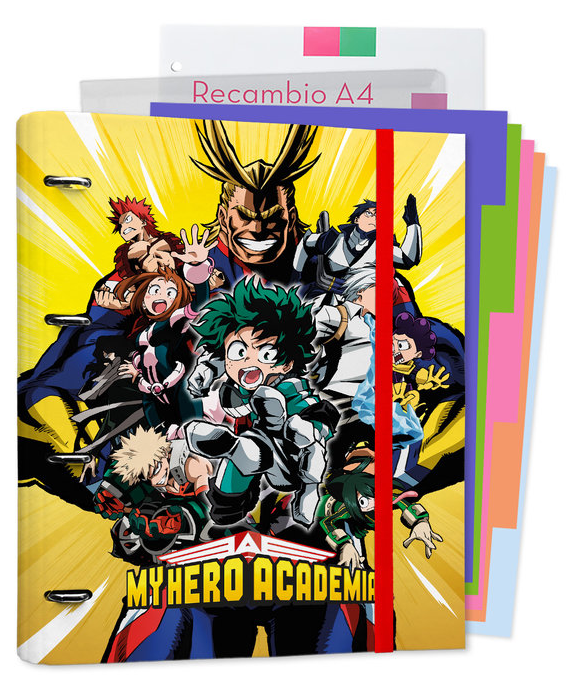 Dosar - 4 Ring Binder 100 Sheets - My Hero Academia | Grupo Erik - 1 | YEO