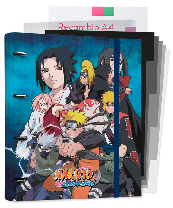 Dosar - 4 Ring Binder 100 Sheets - Naruto | Grupo Erik