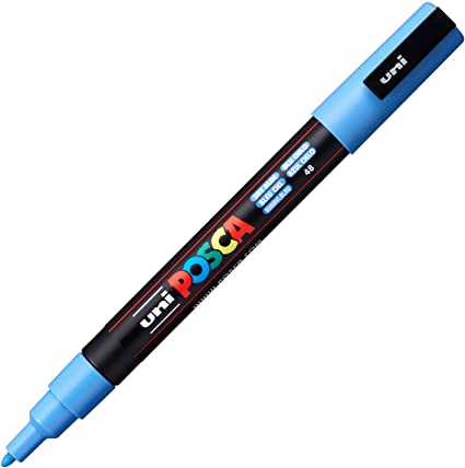 Marker Posca 0.9 - 1.3 mm - Sky Bleu | Uni