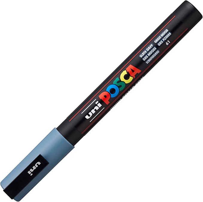 Marker Posca 0.9 - 1.3 mm - Gri Albastrui | Uni - 1 | YEO