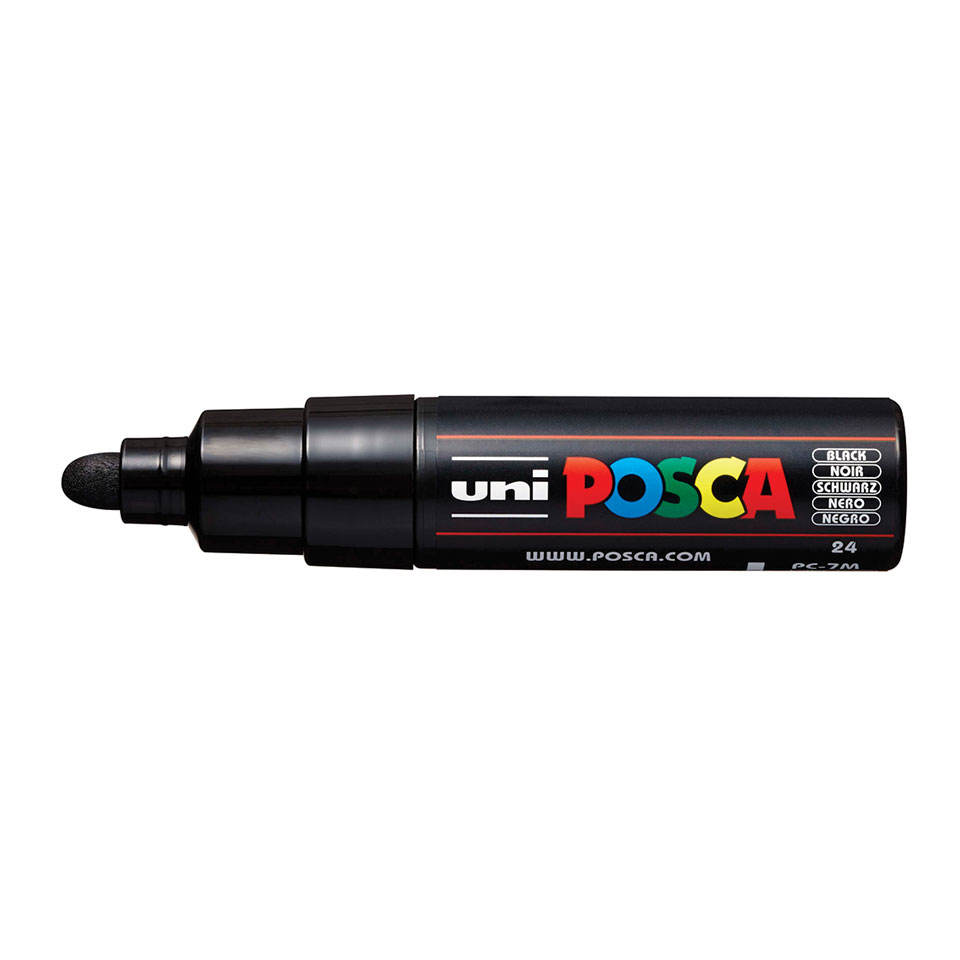 Marker Posca - Negru, PC-7M | Uni - 1 | YEO