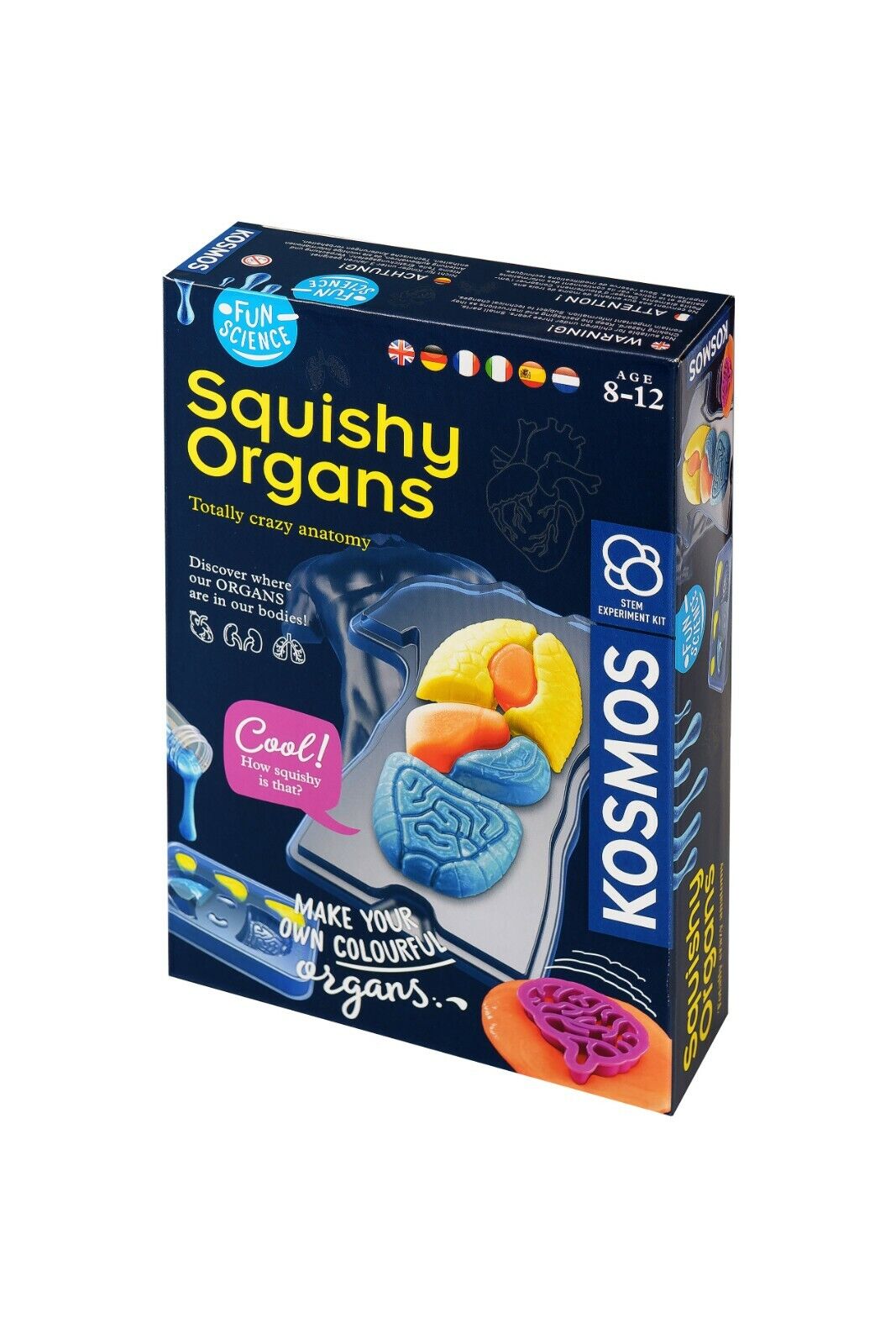 Set educativ - Stem - Organe Squichy | Kosmos - 3 | YEO