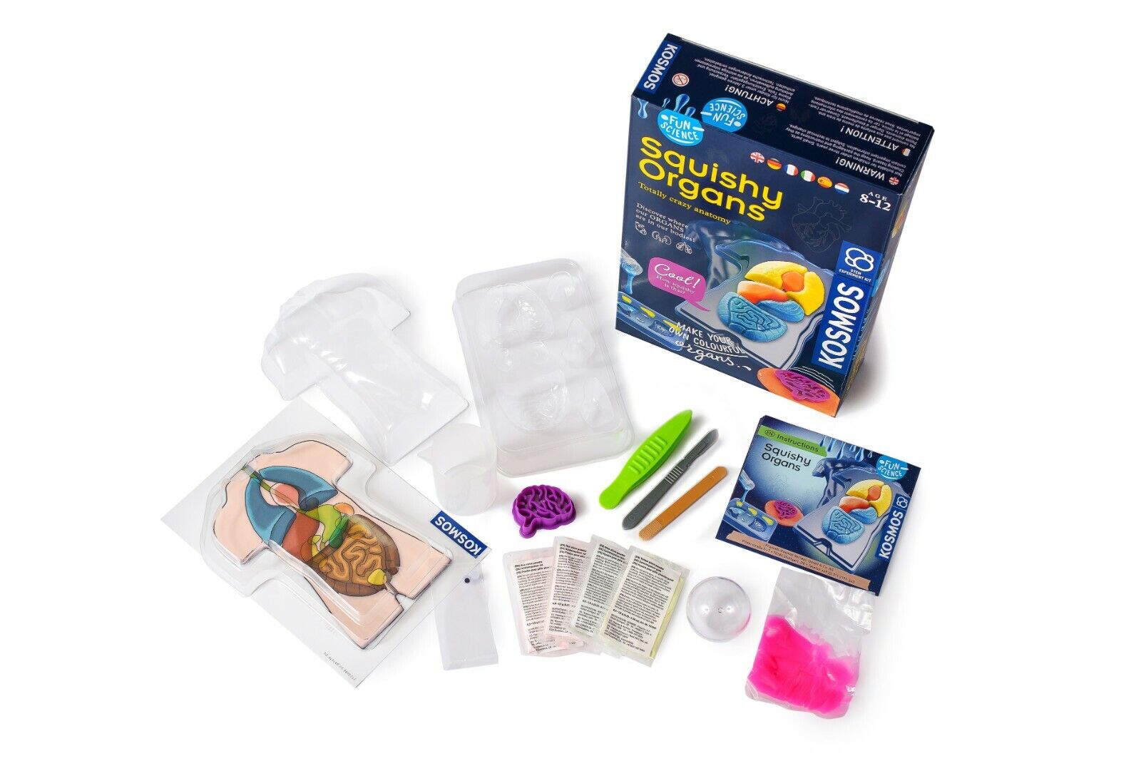 Set educativ - Stem - Organe Squichy | Kosmos - 2 | YEO