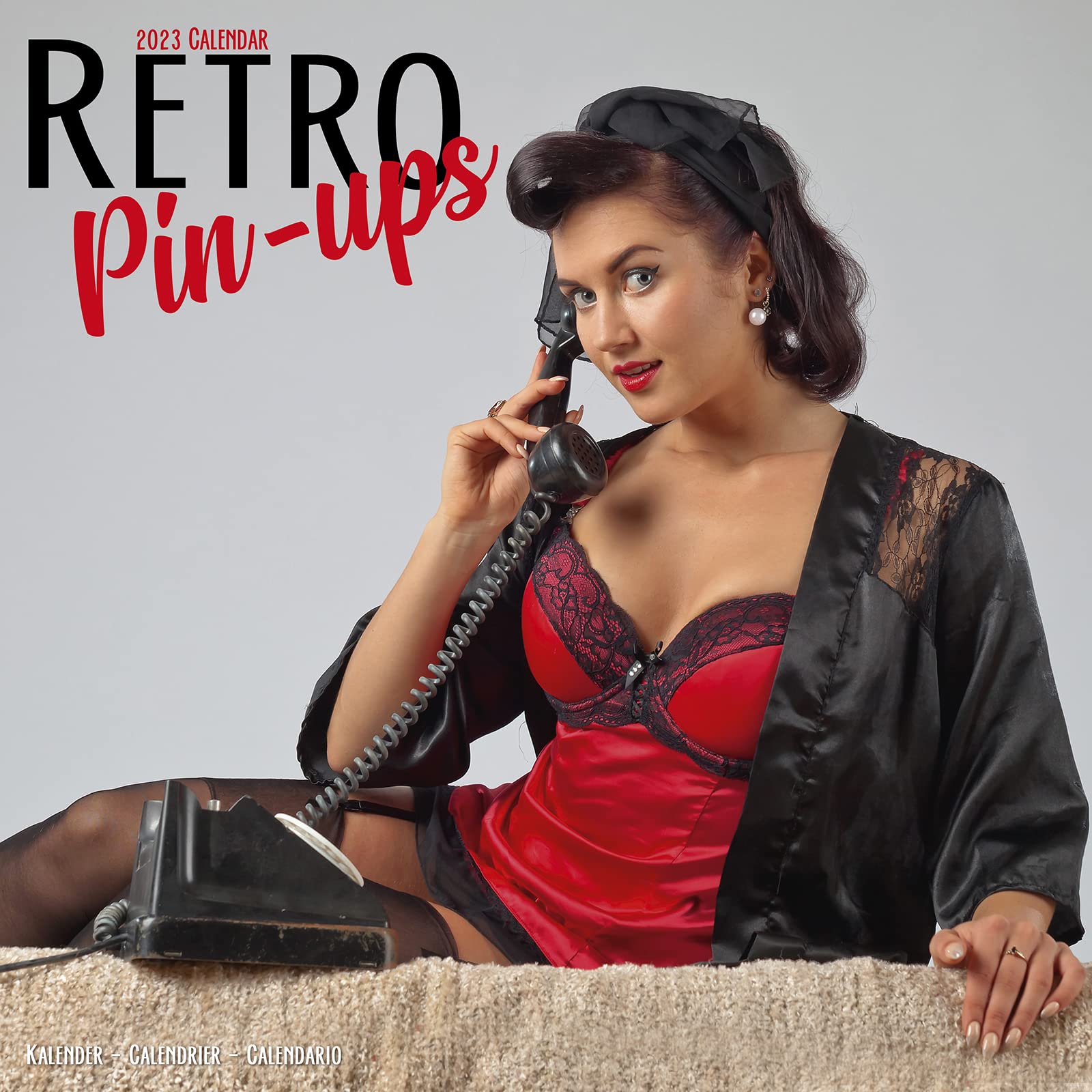 Calendar de perete 2023 - Square - Retro Pin-Ups | Avonside Publishing Ltd