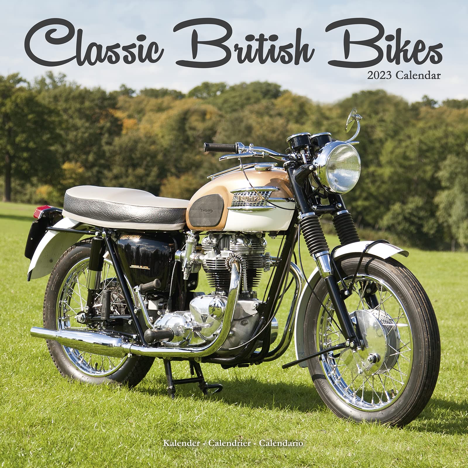 Calendar de perete 2023 - Square - Classic British Bikes | Avonside Publishing Ltd