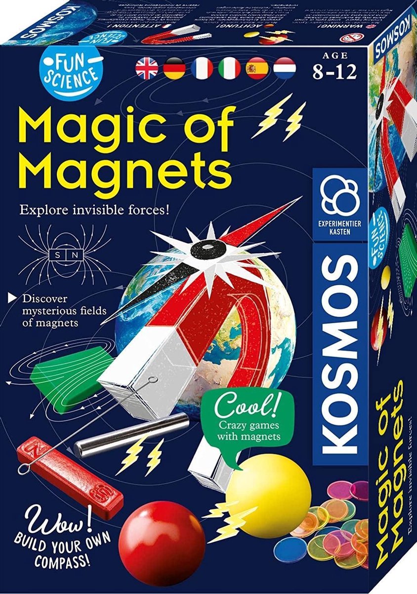 Set educativ STEM - Magia magnetilor | Kosmos - 4 | YEO