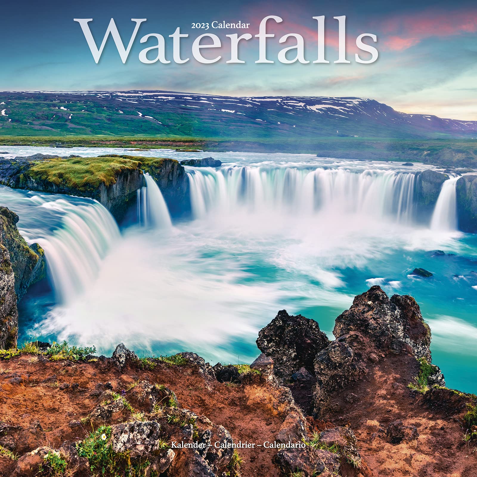 Calendar de perete 2023 - Square - Waterfalls | Avonside Publishing Ltd