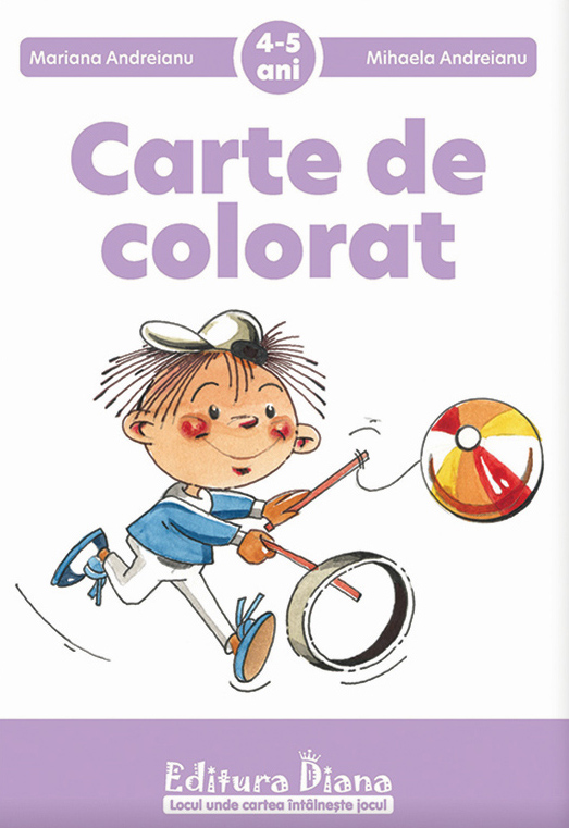 Carte de colorat, 4-5 ani (B5) | Mariana Andreianu - 2 | YEO