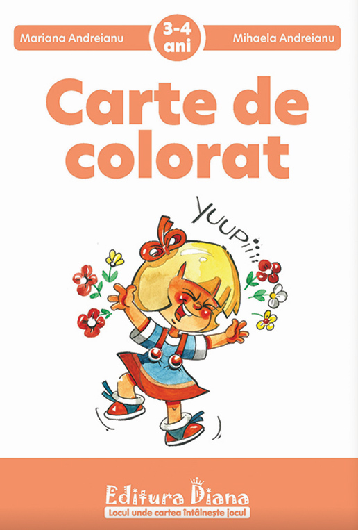 Carte de colorat, 3-4 ani (B5) | Mariana Andreianu - 2 | YEO