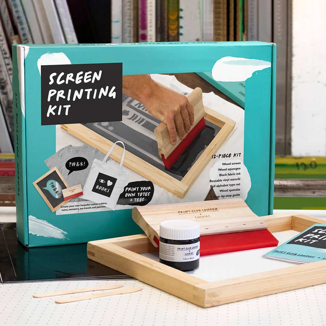 Kit serigrafie - Print Club - Screen Printing Kit | Suck Uk