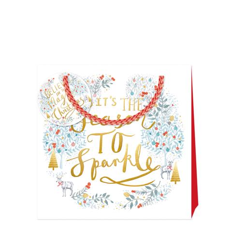  Punga cadou medie - Sparkle Christmas | Swan Mill Paper 