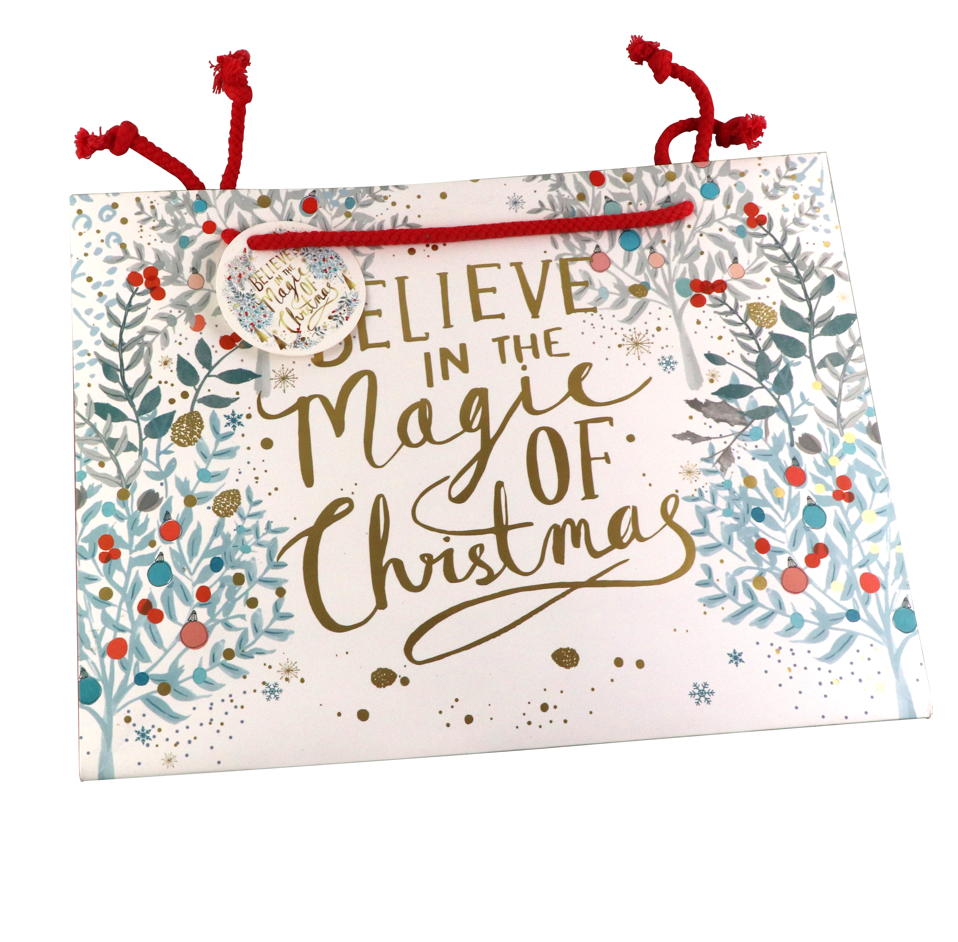  Punga cadou - Belive in the magic of Christmas | Swan Mill Paper 