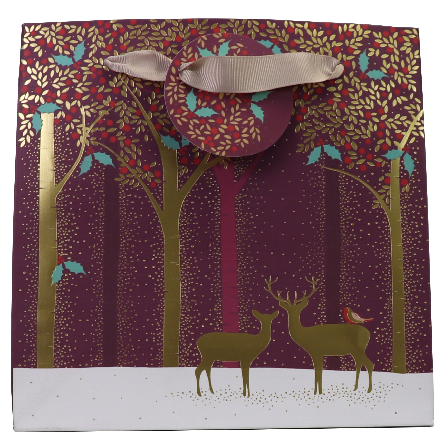  Punga de cadou medie - Deer | Swan Mill Paper 