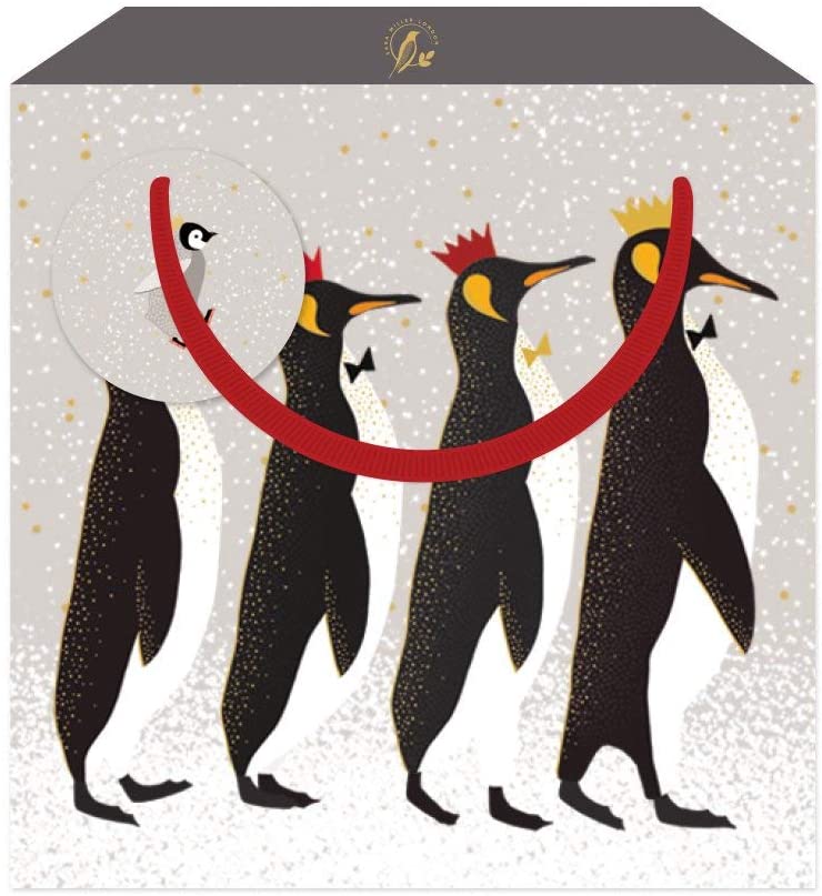  Punga pentru cadou - Penguins, medium | Sara Miller London 