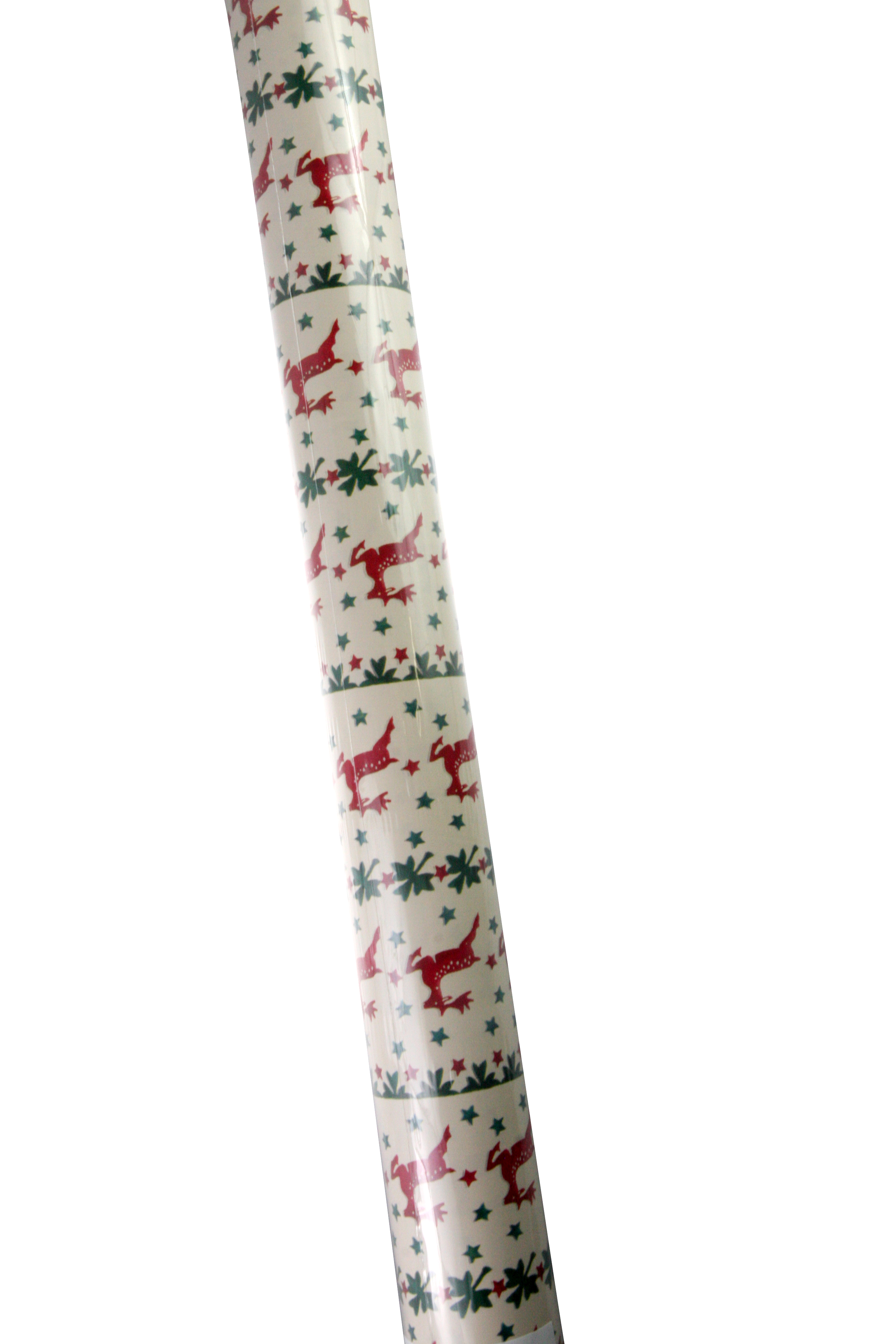 Hartie de impachetat - Emma Bridgewater Reindeer Stripe Roll Wrap | Swan Mill Paper