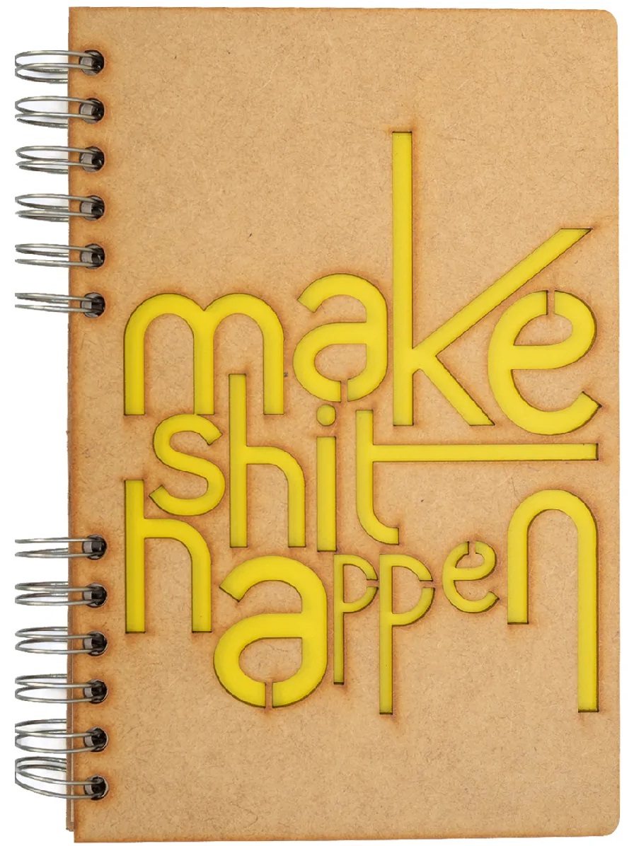 Carnet A5 - Lined - Make Shit Happen | KOMONI Amsterdam - 3 | YEO