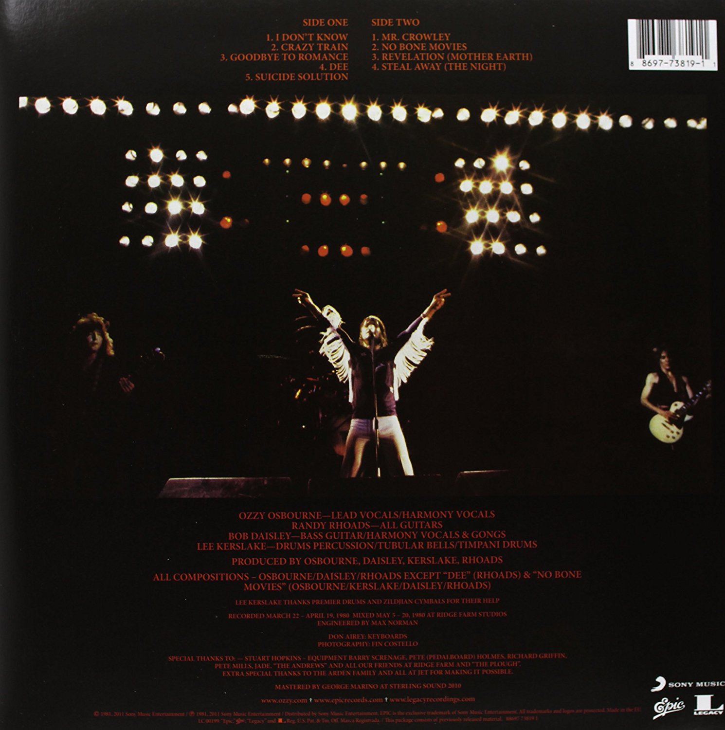 Blizzard Of Ozz - Vinyl | Ozzy Osbourne - 1 | YEO