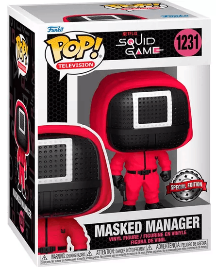 Figurina - Squid Game - Masked Manager | Funko - 1 | YEO