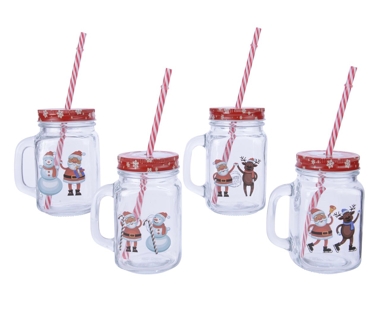 Cana Cocktail - Drink Straw Christmas - mai multe modele | Kaemingk