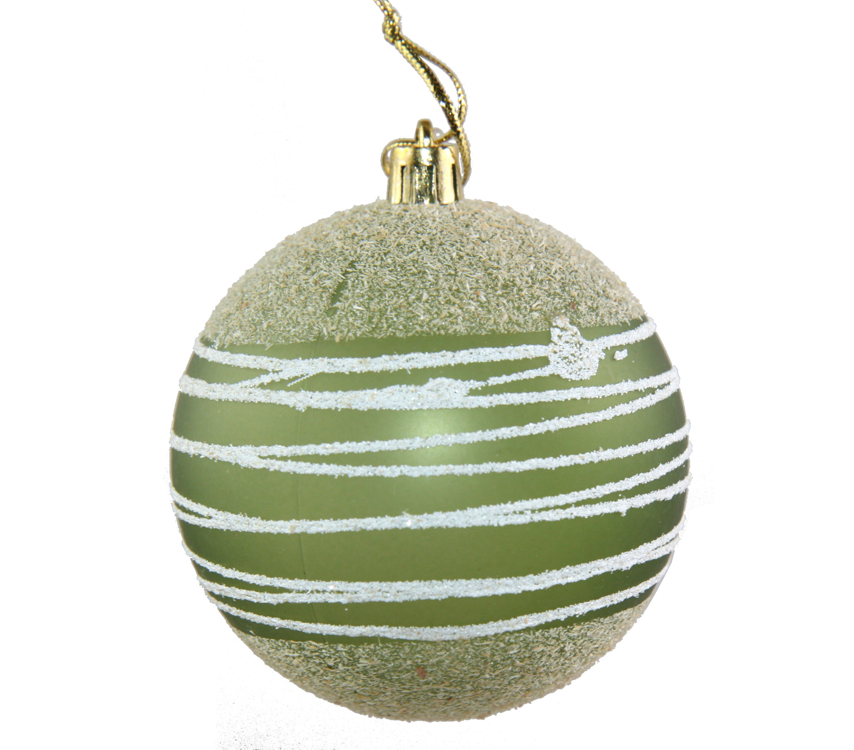 Glob decorativ - Green Glitter Snow | Kaemingk