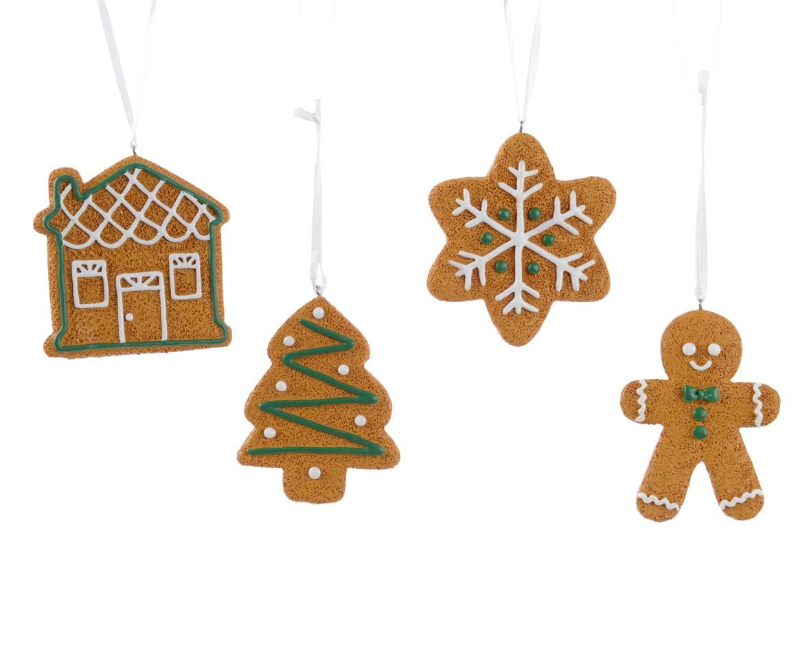 Decoratiune de Craciun - Poly Cookie Gingerbread - mai multe modele | Kaemingk