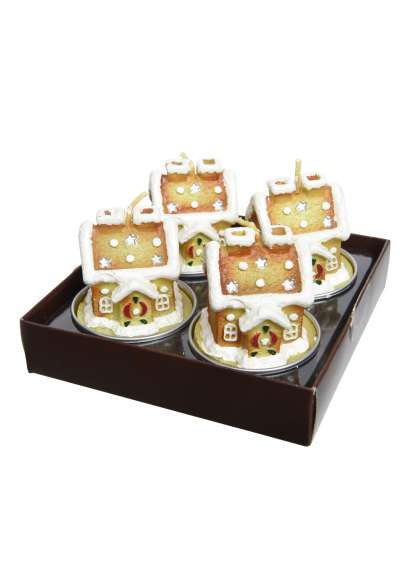 Lumanare - Gingerbread House Wax Candle | Kaemingk