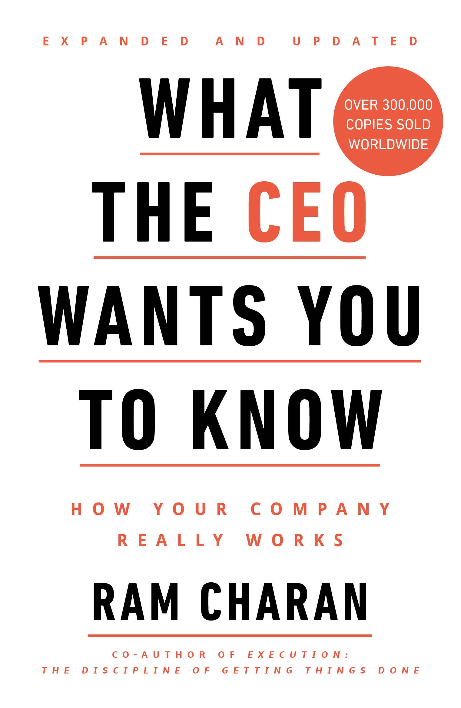 What the CEO Wants You to Know | Ram Charan