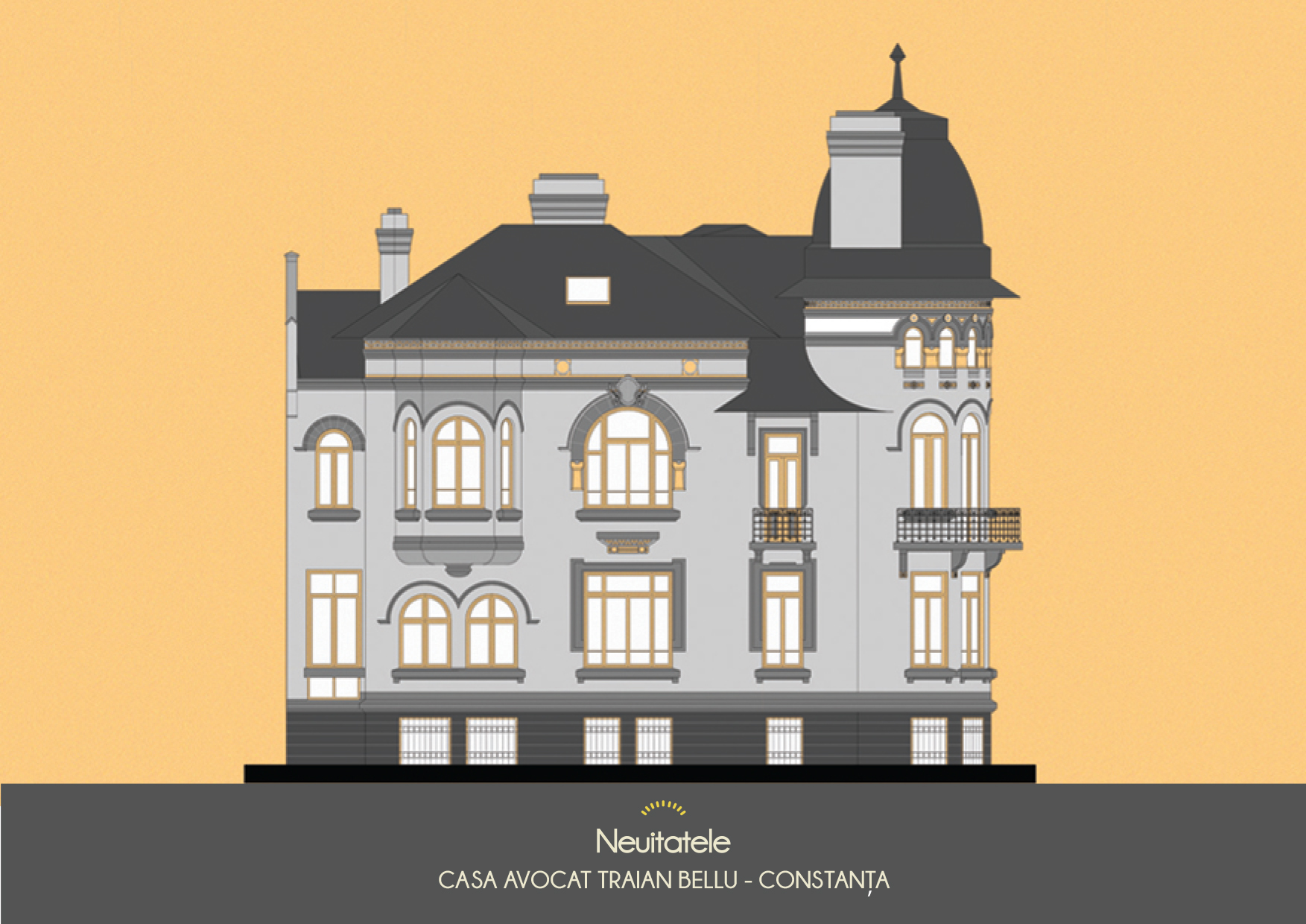 Ilustratie - Casa Avocat Traian Bellu, Constanta | Neuitatele