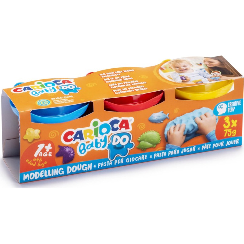 Plastilina pentru bebelusi - Multicolor | Carioca