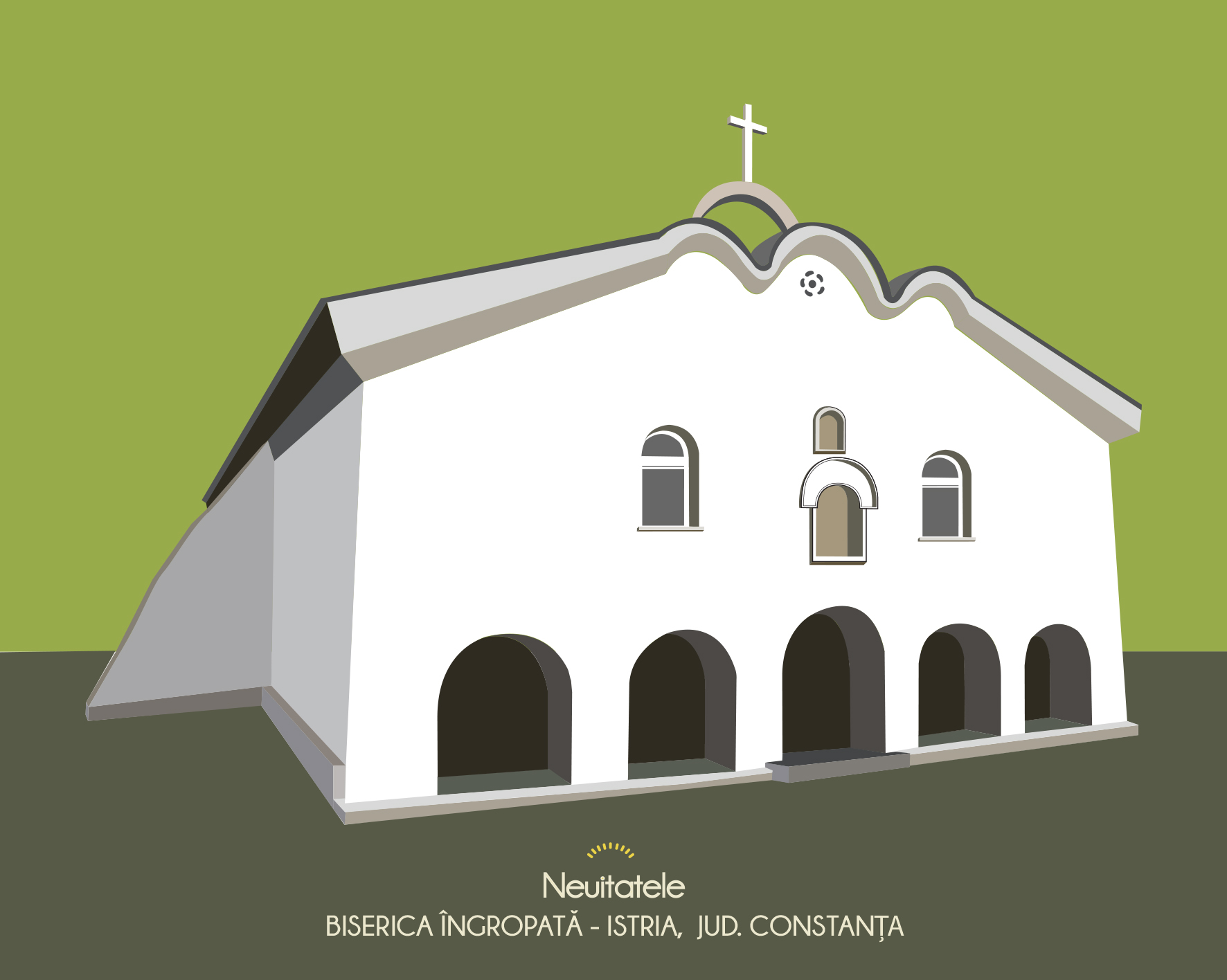 Ilustratie - Biserica Ingropata, Istria | Neuitatele