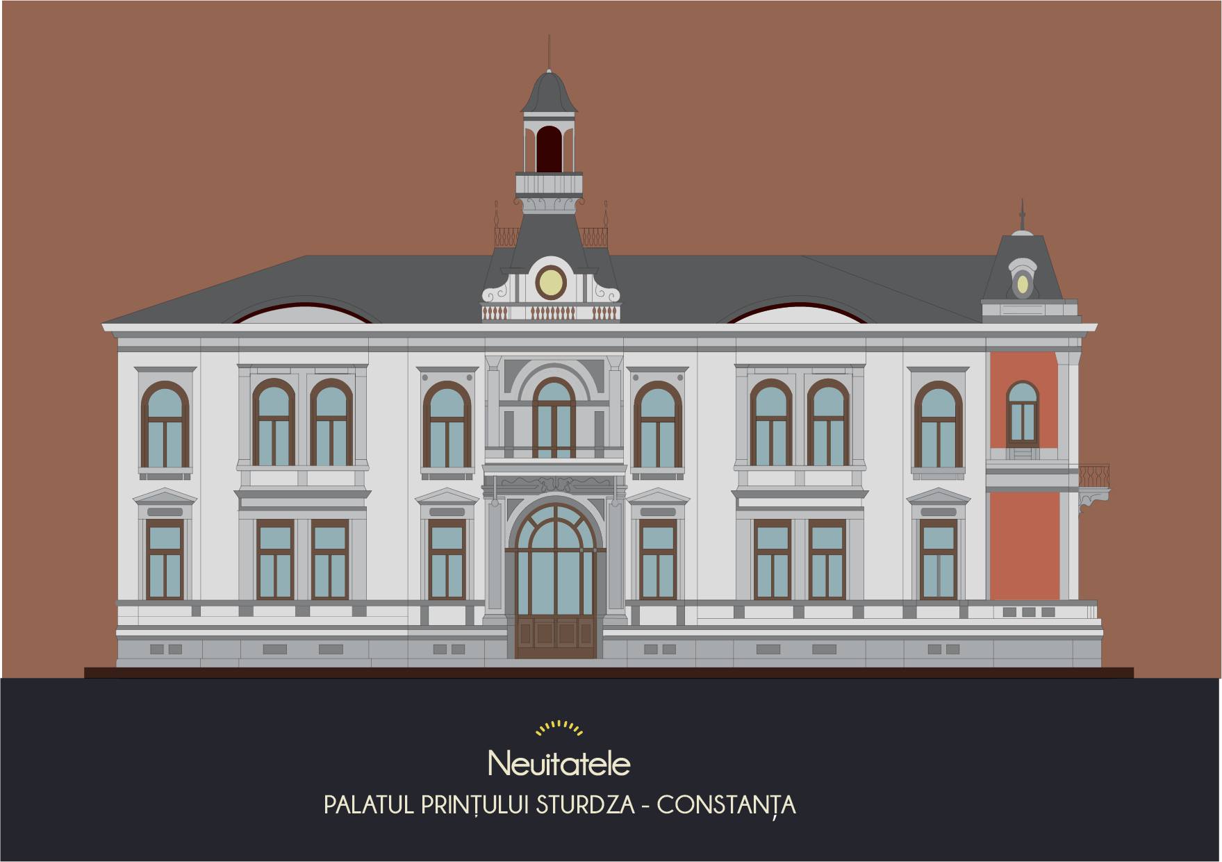 Ilustratie - Palatul Printului Sturdza, Constanta | Neuitatele