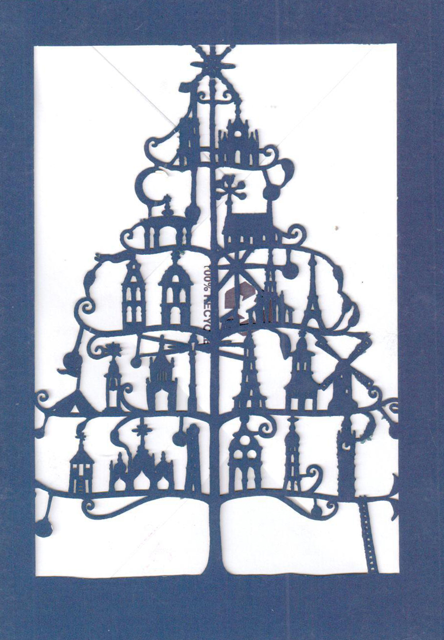 Felicitare - Xmas / Architectural Tree | Roger La Borde