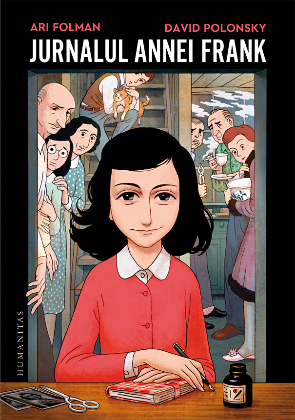 Jurnalul Annei Frank. Adaptare grafica | David Polonsky, Ari Folman