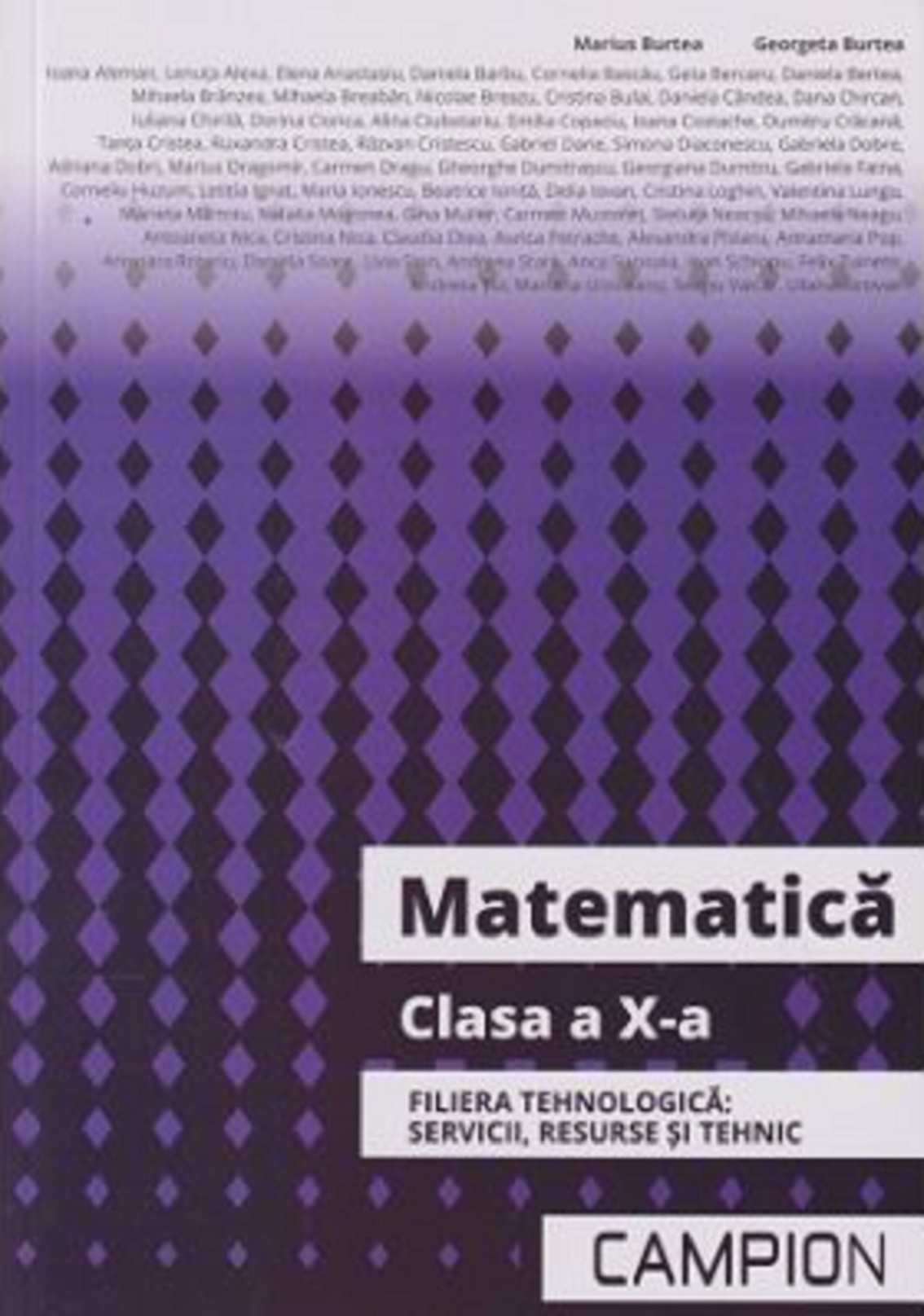 Matematica - Clasa a X-a, Filiera tehnologica | Marius Burtea, Georgeta Burtea