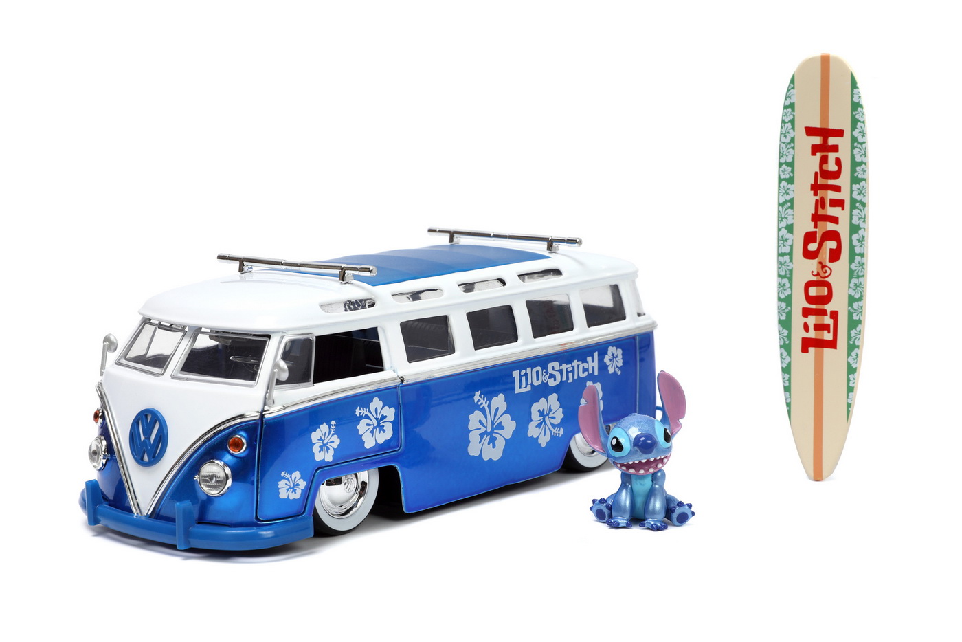 Autobuz Volkswagen cu figurina Stitch | Jada Toys - 1