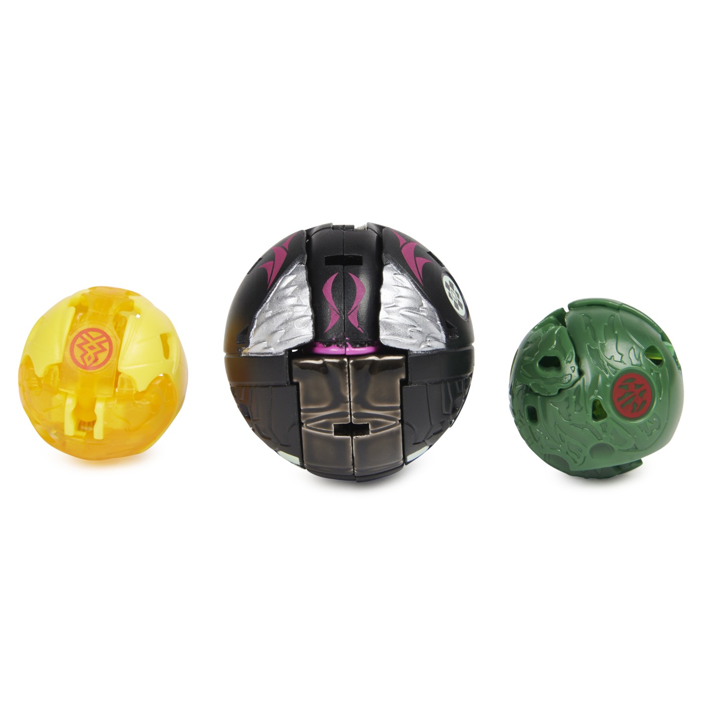 Set 3 jucarii - Bakugan Evolutions S4 - Platinum Powerup - Warrior Whale, Nano Fury si Nano Sledge | Spin Master - 1 | YEO