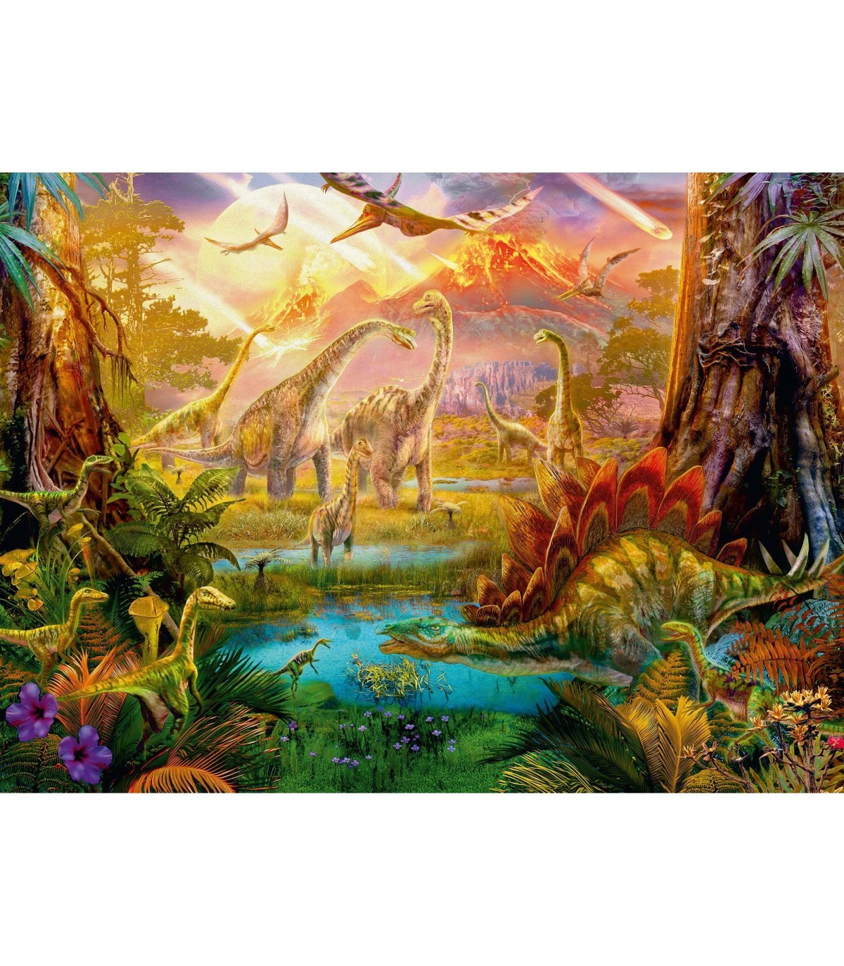 Puzzle 500 de piese - Dinozauri | Ravensburger - 1