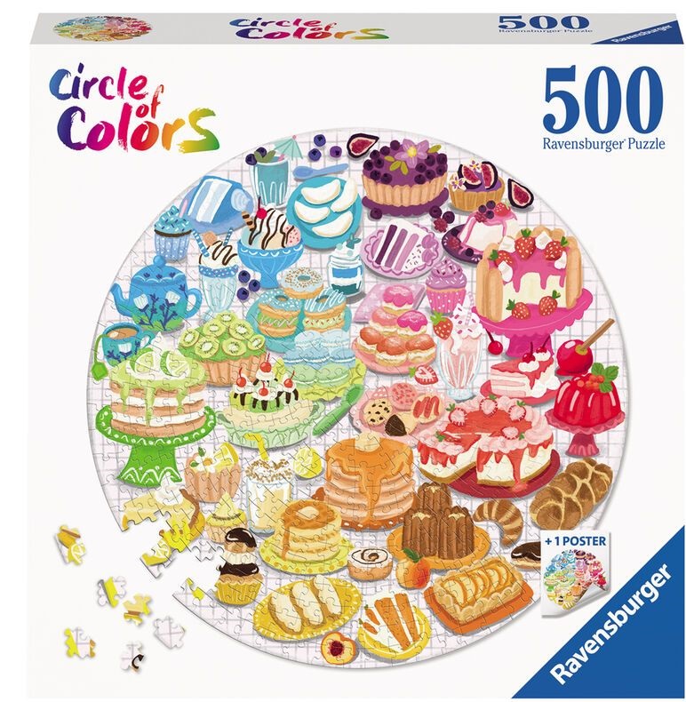 Puzzle 500 de piese - Cerc desert | Ravensburger - 0