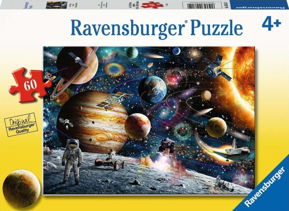 Puzzle 60 de piese - In Spatiu | Ravensburger