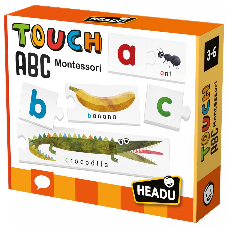 Puzzle educativ - Montessori Touch Abc | Headu