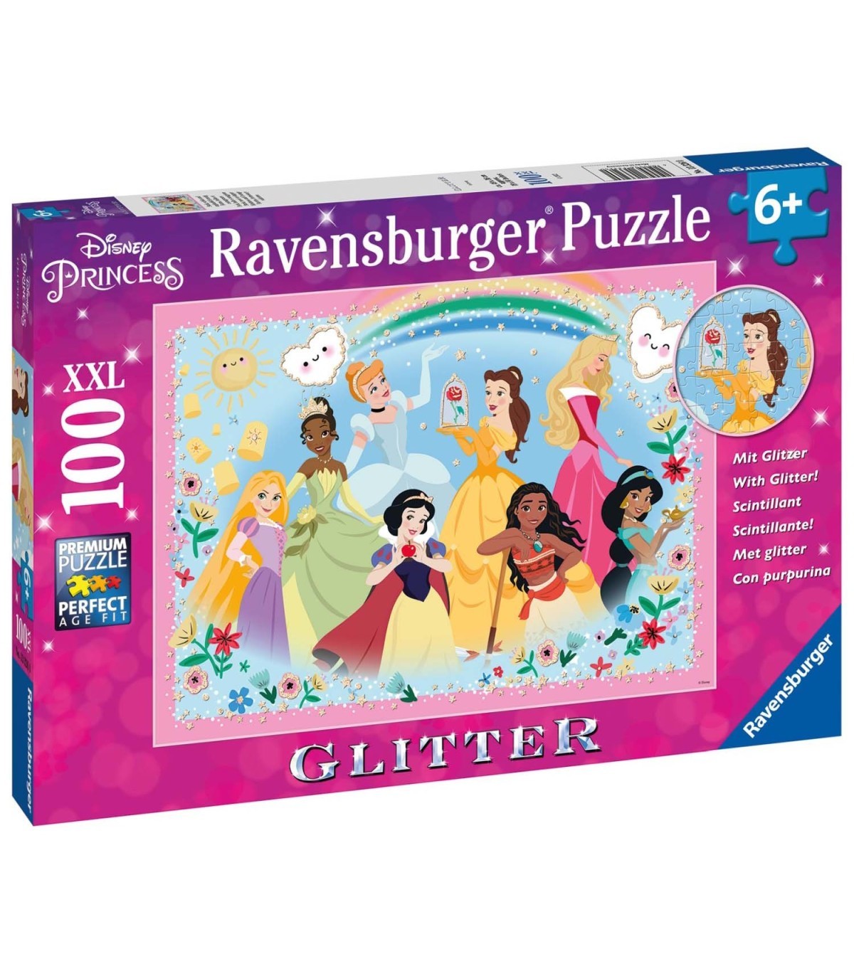 Puzzle 100 de piese - Printesele Disney | Ravensburger