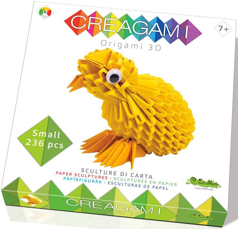 Set creativ - Creagami - Pui de gaina, 236 piese | CreativaMente