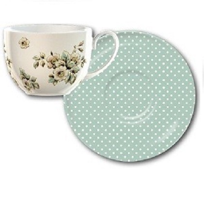 Ceasca cu farfurioara - Katie Alice Cottage Flower Breakfast | Creative Tops